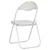Sklopiva stolica 2 pcs Bijela i siva 48 x 43,5 x 81 cm