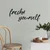 Crni Metalni Zidni Dekorativni Pribor Fresh Yourself