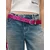 KARL LAGERFELD JEANS Pas malina/črna