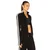 Norma Kamali Ženski duks KK1284PL004149-BLACK, Crni