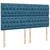 Vidaxl Box spring postelja z vzmetnico modra 180x200 cm žamet