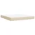 Vidaxl Box spring postelja z vzmetnico krem 180x200 cm blago