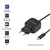 Qoltec stenski polnilnik 17 W | 5 V | 3,4 A | USB + USB tipa C