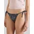 DIESEL Bikini hlačke pegasto siva/črn denim