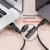 Soaiy Mikrofon V6 Lavalier, Type-C na USB, Crni