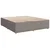 Vidaxl Box spring postelja z vzmetnico taupe 200x200 cm blago