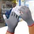 Lugong Radne rukavice PU318, 12 pari, Sive