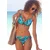 VIVANCE Bikini žad/roza/črna/bela