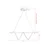 Opviq Lestenec, Tauri White-White Light