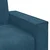 vidaXL Dvosed moder 160x78x84 cm žamet