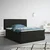 Boxspring Krevet Palace 160/200 cm , crna