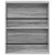 Polica za časopise s policom 2 pcs Siva Sonoma 60 x 12 x 70 cm