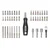 Bosch Set bitova i drška ExtraHard 2607017733, 45 komada