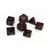 Kockice Chessex - Opaque - Polyhedral - Black & Red (7)