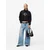 KARL LAGERFELD JEANS Majica rdeča/črna/bela