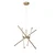 Rabalux Visilica Henli2, LED, 40W, 3000K, 66x66cm, Zlatne boje