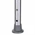 Rectangular shower stool with height adjustment
