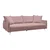 Mega Sofa Kiss staroružičasta