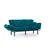 Atelier del Sofa Trosed na razvlačenje Nitta 185x85x70cm Petrolej