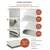 Lessentiel Maison Set prostirki za kupatilo Asr34, 2 dela, Bež