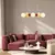 LED luster na sajli FLORES LED/20W/230V zlatna/narandžasta/braon