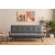 Atelier del Sofa Trosed na razvlačenje Zven, 180x64x78cm, Sivi