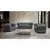 Landscape CHESTERFIELD ZOFA, sivomodra tekstil