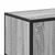 TV ormarić sivi Sonoma 150x35x41 cm Konstruirano drvo i metal
