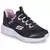 Skechers Patike za devojčice Bounder-Simple Cute, Slip-Ins, 303585L-BLK, Crno-roze