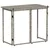 Sklopivi vrtni stol sivi 90x51x75 cm poliratan