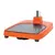 3-in-1 manual juicer for citrus fruit and pomegranates, Orange colour