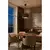 Brilagi - Luster na sajli VELVET 1xE27/60W/230V prečnik 40 cm braon/zlatna