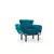 Atelier del Sofa Fotelja Nitta 95x85x70cm Petrolej