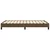 Vidaxl Posteljni okvir brez vzmetnice temno rjav 120x200 cm blago