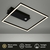 Briloner 3770-015 - LED stropno svetlo sa senzorom FRAME LED/14W/230V 3000K 32x30 cm crna