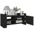 TV ormarić crni 80 x 35 x 40 cm od konstruiranog drva