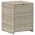 Set sofe 7 pcs Svijetlo siva i tamno siva Poli Rattan i čelik