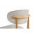 HANAH HOME Set 2 stolice Lionte White Light Oak