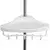 Teleskopski regal za prho DELMO, 92–306cm, bel Deuba