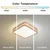 Brilagi -LED Plafonsko svetlo MOLINA SQUARE LED/32W/230V 3000/4000/6000K hrast 30x30 cm
