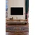 Hanah Home TV komoda Ilay, 180 cm, hrast Sapphire / bela / srebrna