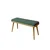 Hanah Home Klupa Vina Mini 0701, 90x46x33 cm, Zelena