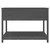 Sadilica s policom siva 111,5x111,5x81 cm od masivne borovine