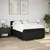 Vidaxl Box spring postelja z vzmetnico črna 160x200 cm blago