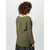 KAFFE CURVE Bluza Cami, zelena