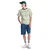 BILLABONG Majica Halfrack kaki/pastelno zelena