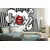 Samolepilna tapeta stilski siv pop art – WOW! - 392x264