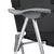 vidaXL Sklopive stolice za kampiranje 2 kom crne aluminijske