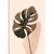 Slika abstraktne botanične oblike monstera - 60x90