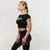 GymBeam Women‘s Varsity T-Shirt Black